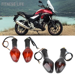 Fitness Life ไฟเลี้ยวรถจักรยานยนต์ แบบเปลี่ยน สําหรับ Cb500X Cb1300 Nc700 2013‐2020 2 ชิ้น