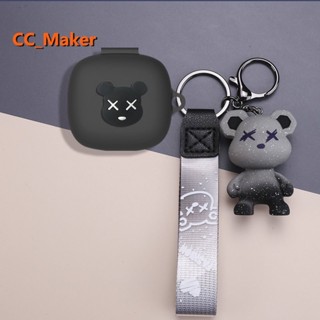 Fiil Key Case Cartoon Bear Keychain Pendant Creative Astronaut Bunny Fiil Key Silicone Soft Case Protective Case Shockproof Case Protective Case Cartoon Bulldog Stitch Pendant Fiil Key Cover Soft Case