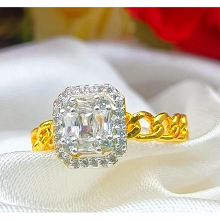 didgo2 W60 แหวนแฟชั่น*** แหวนฟรีไซส์** แหวนเพชร แหวนเล็กๆน่ารัก งานสวยๆ