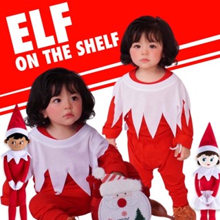 เสื้อแขนยาว ELF ON THE SHELF #xmas #เสื้อคริสต์มาส #ชุดแฟนซี #เสื้อเด็ก