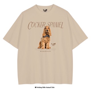"Cocker Spaniel" เสื้อยืดทรงหลวมOversize By Nothing Hills™