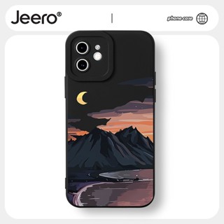 Jeero เคสไอโฟน เคสซิลิโคนนุ่มกันกระแทกน่ารักตลก เคสโทรศัพท์ Compatible for iPhone 14 13 12 11 Pro Max SE 2020 X XR XS 8 7 ip 6S 6 Plus HFF1973