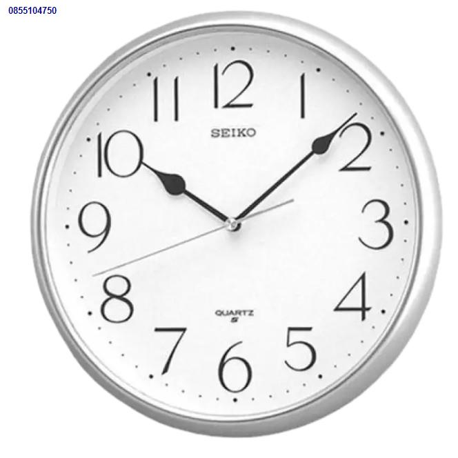 SEIKO CLOCKS นาฬิกาแขวนไชโก้ ของแท้จากศูนย์ QXA747 11นิ้ว นาฬิกาแขวนผนัง QXA747G QXA747S เดินกระตุกไม่มีเสียงรบกวน