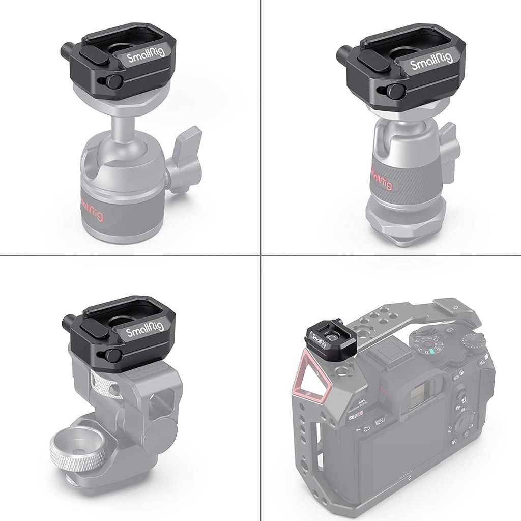 📌ส่งจากไทย📦 ฐานฮอทชู ยึดน็อตเดี่ยว พร้อมสลักเซฟตี้ SmallRig 2797 Multi-Functional Cold Shoe Mount with Safety Release