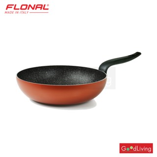 Flonal กระทะทรง Wok ขนาด 28 ซม. รุ่น Pepita Granit/FN-WK28-PG