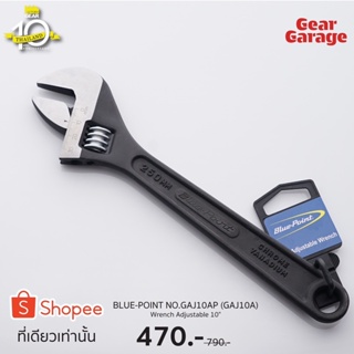 BLUE-POINT NO.GAJ10AP (GAJ10A) Wrench Adjustable 10" Factory Gear By Gear Garage