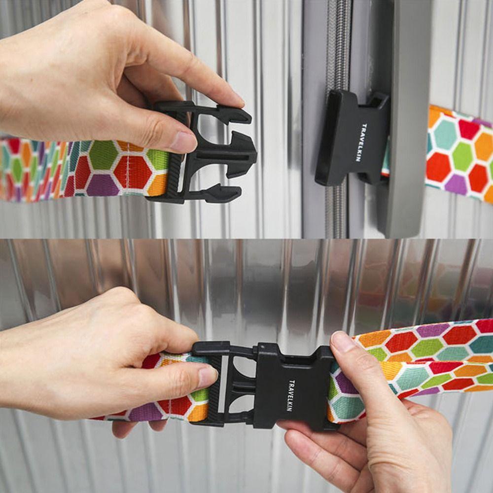 อุปกรณ์เสริมกระเป๋าเดินทางบรรจุเข็มขัดปรับเดินทางหัวเข็มขัดแขวนสายรัด - รูปที่ 5