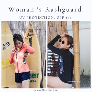 ชุดว่ายน้ำผู้หญิงแขนยาวซิปหน้ากันยูวี กางเกงทรงสปอร์ต2ชั้น กันแสงUV,เสื้อว่ายน้ำผู้หญิงซิปหน้ากันยูวี Freesize-XL