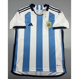 เสื้อบอล แฟนบอล ทีมชาติ อาเจนติน่า เหย้า 2022-23 Argentina Home 2022