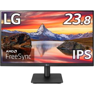 LG 24MP400-B Frameless Monitor Display, 23.8-Inch, Full HD, IPS Matte, HDMI, D-Sub, FreeSync, 75Hz, Flicker Safe, Blue Light Reduction Function, 3 Year Warranty