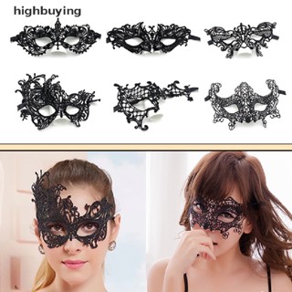 [highbuying] ผู้หญิงกลวงลูกไม้สวมหน้ากากใบหน้าหน้ากากเซ็กซี่คอสเพลย์ฮาโลวีนสวมหน้ากากใหม่หุ้น