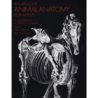 An Atlas of Animal Anatomy for Artists - Dover Anatomy for Artists Wilhelm Ellenberger, Hermann Baum, H. Dittrich, Lewis