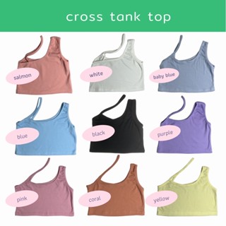 cross tank top เสื้อกล้ามคล้องคอ