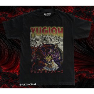 เสื้อ ยืด ผู้ชาย Kaos Yugioh Yugi อะนิเมะดวลมอนสเตอร์วินเทจ Bootleg เสื้อยืดผู้หญิงเสื้อยืดผู้หญิง