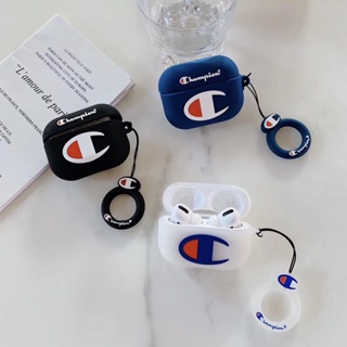 เคสหูฟังบลูทูธไร้สาย ซิลิโคนนิ่ม แบบป้องกัน ลายแชมป์เปี้ยน สําหรับ Apple Airpods Pro 2 3 1