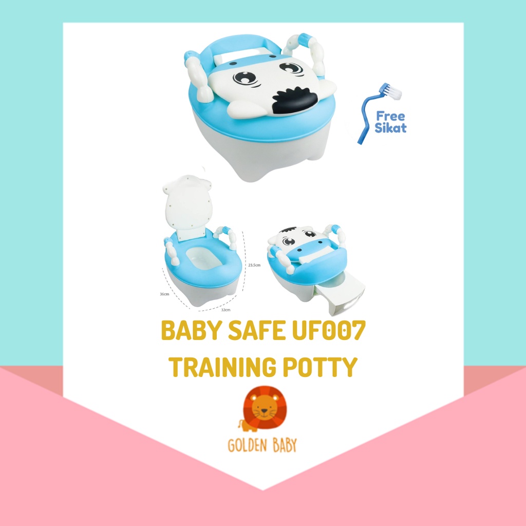 Baby Safe UF007 การฝึกอบรมไม่เต็มเต็ง วัว | ที่รองนั่งชักโครกเด็ก