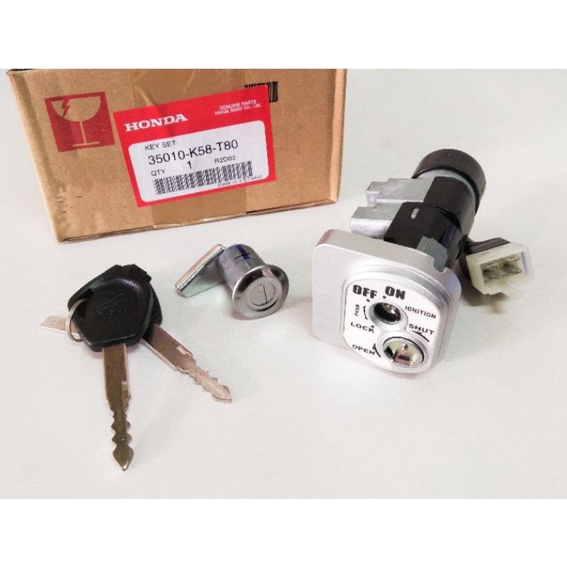 ‼️ของแท้ เบิกศูนย์ ‼️ ชุดสวิทช์กุญแจ Honda Wave 110 i และ Led