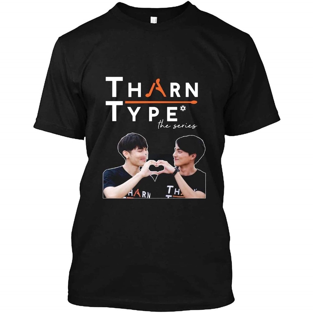 Tharntype The Series 123 Unisex สําหรับผู้ชายเสื้อยืดสําหรับชายเสื้อยืดสําหรับสีดํา