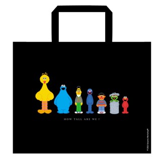 Se-ed (ซีเอ็ด) : SST- Sesame Street family PP Woven Tote bag W50XH40XS15 cm.