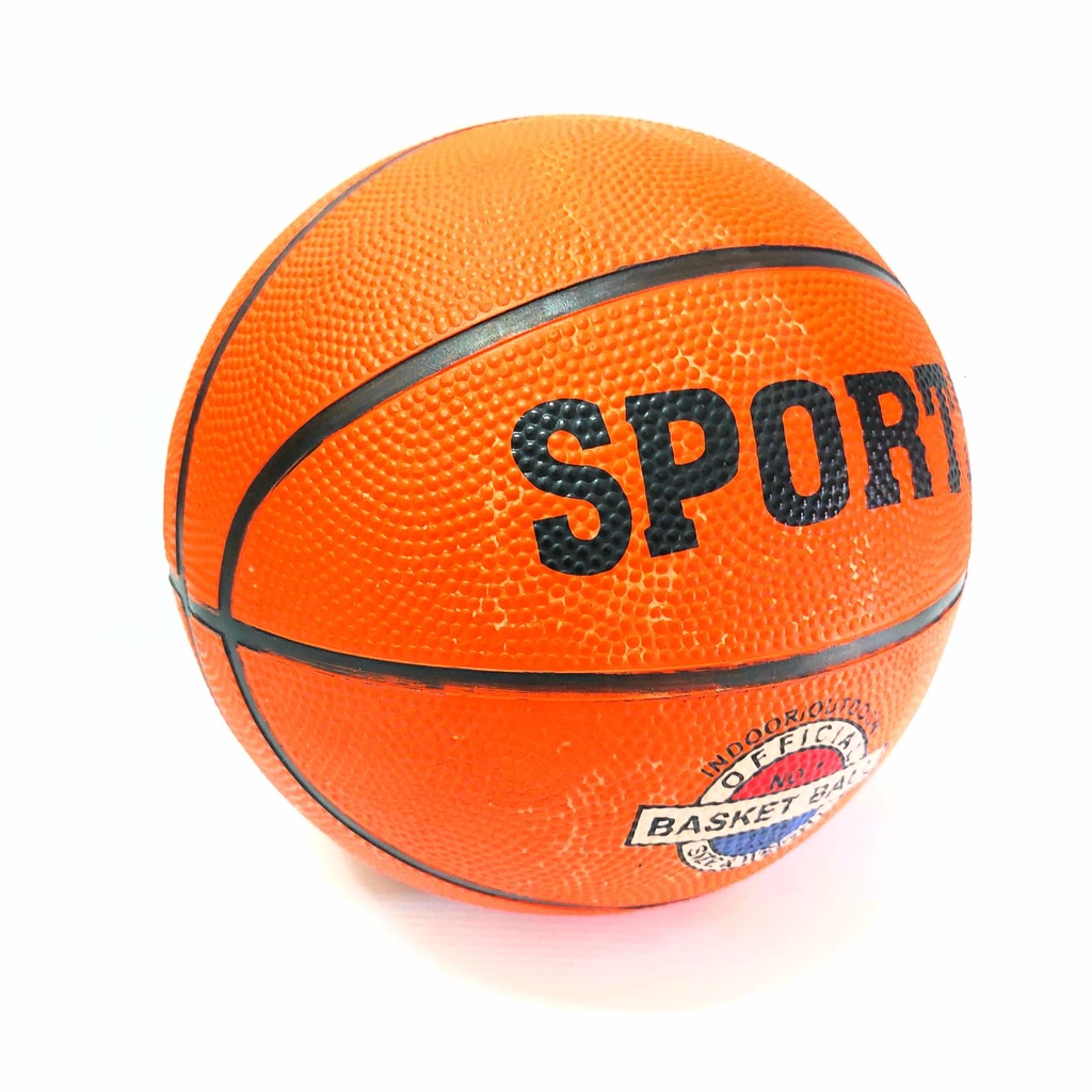 ลูก บาสเก็ตบอล เบอร์ 5 บาส BASKETBALL SPORTS กีฬา ส่งแบบเป่าลมให้เลย ลูกบอล อย่างดี บอล ลูกบาส . ราคา ถูกที่สุด ดีลบีเคเค แกลเลอรีภาพที่ 6