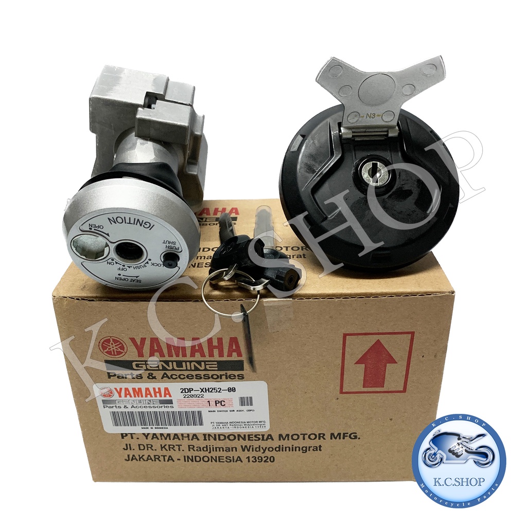 สวิทช์กุญแจ + ฝาถังน้ำมัน NMAX 155 เอ็นแม๊กซ์ 155 GPD150-A แท้ศูนย์ YAMAHA 100% 2DP-XH252-00