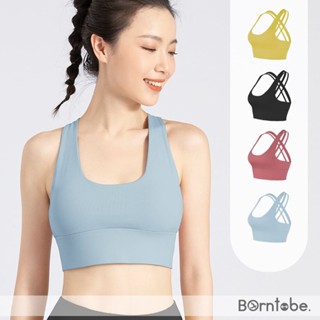 สปอร์ตบรา sport bra สายไขว้หลัง BB006 ผ้าดี ใส่สบาย กระชับ SW Sport