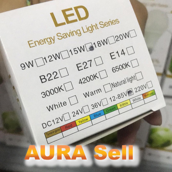 หลอดไฟ LED DC 12-85V 9W 15W ขั้ว E27 รูปที่ 4