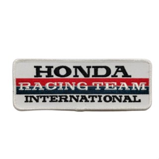 อาร์มปัก HONDA RACING TEAM แบบเย็บติด   งานปักปราณีต สวยงาม ส่งทุกวัน