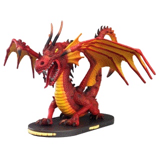 [สินค้ามือ 2 รบกวนอ่านรายละเอียด] WIZKIDS 2001 : MAGE KNIGHT REBELLION : GREAT FIRE DRAGON สินค้ามือ