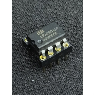 Dual OP-AMP ออปแอมป์ OPA2604AP ตัวถังพลาสติก ผลิตที่ Korea ของแท้ พร้อมส่ง