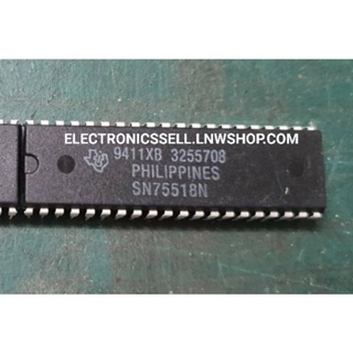 SN75518N ไอซี IC ตัวถัง DIP-40 ขา ยี่ห้อ TEXAS เท็กซัส 1pcs SN 75518 N อุปกรณ์ อะไหล่ อิเล็กทรอนิกส์ ELECTRONICS ใน ไทย