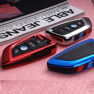 Electro-plating key shell Key Fob Holder Case Cover For BMW F15 F16 F48 G30 F85 G11 X1 X5 X6 M 2018 X1 X3 X4 X5 X6 35i 5