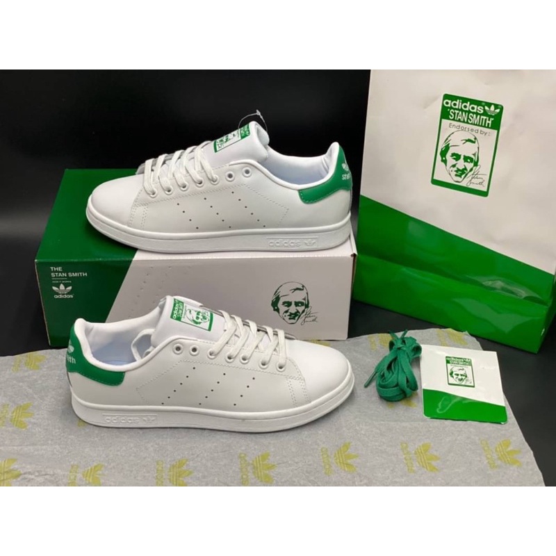 【พร้อมส่งของแท้ / รุ่นนี่ใส่ตรงไซส】 Adidas Stan Smith พร้อมส่ง ADlDAS Superstar（สินค้าพร้อมกล่อง อุปกรณ์ครบ จัดส่งฟรี）