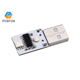 Pcbfun โมดูลไฟกลางคืน LED DC5V USB ควบคุมด้วยเสียง เปลี่ยนสีได้ 6 สี