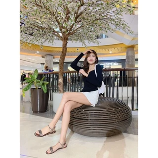 A49รองเท้ารัดส้น Kwintra รุ่น Sandals Blink สีเทาเมทาลิค