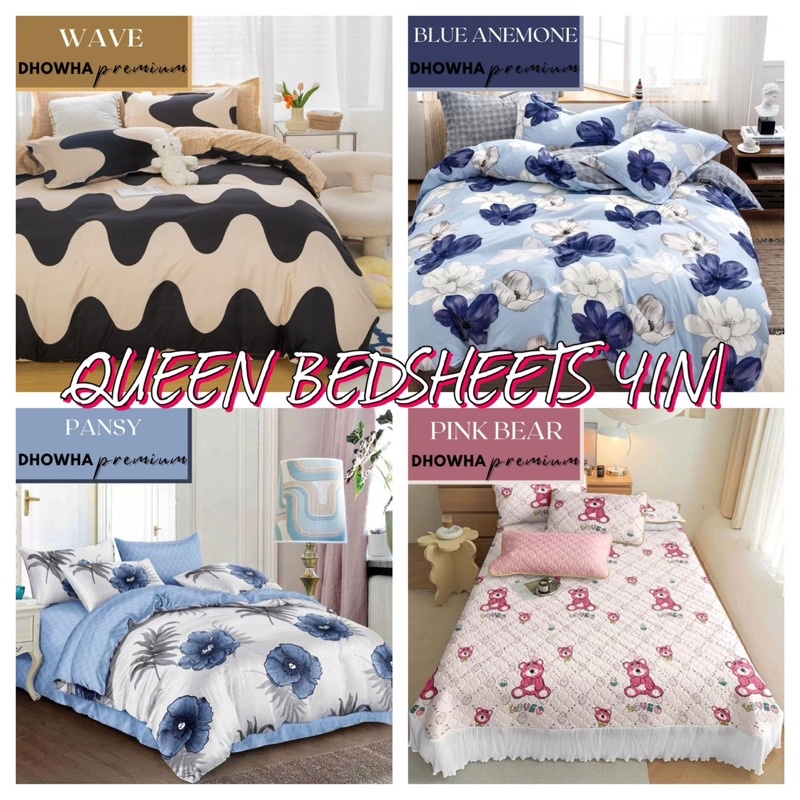 QUEEN BEDSHEET SET 4in1