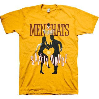 The Safety Dance Men Without Hats T-Shirt เสื้อวินเทจผญ เสื้อยืด cotton เสื้อยืดสวยๆ