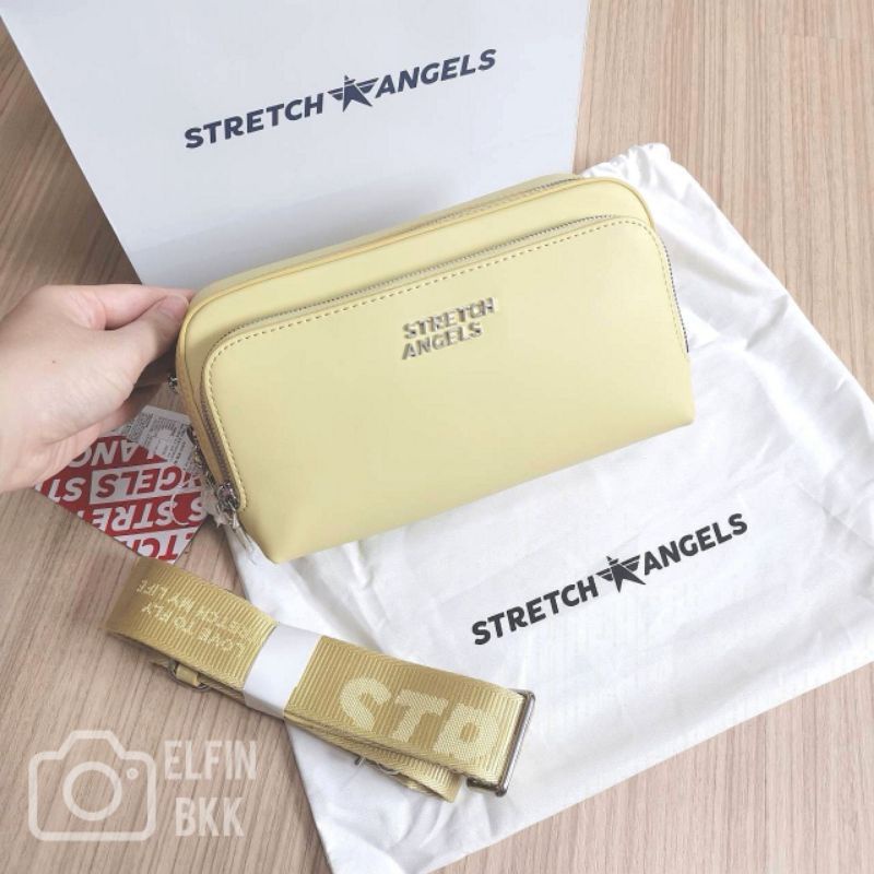 แท้ 💯 🇰🇷 Stretch Angels Panini Bag กระเป๋าสะพาย ครอสบอดี้ สีเหลือง สีเขียว