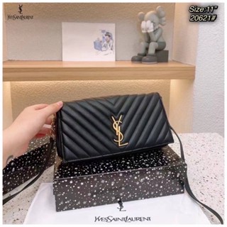 YSL crossbody ขาว/ดำ สวยหรู