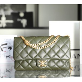 [ทักแชทก่อนสั่งซื้อ] Chanel 22k VIP  งานดีสุดหนังอิตาลี หนังนิ่ม หนังแกะแท้อย่างดี สายโซ่ปรับได้ ใหญ่ ขนาด: 𝟷𝟼*𝟸𝟻*𝟷𝟶 𝚌𝚖