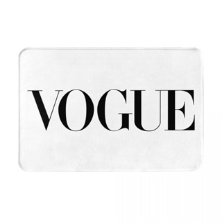 Vogue (3) พรมเช็ดเท้า ผ้าสักหลาด กันลื่น ดูดซับน้ํา แห้งเร็ว สําหรับห้องน้ํา 16x24 นิ้ว พร้อมส่ง