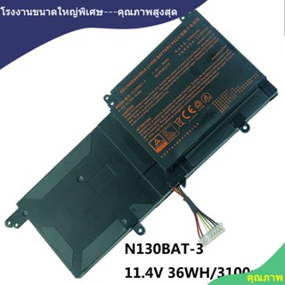 11.4V, 36W Genuine battery N130BAT-3, 6-87-N130S-3U9A, 3ICP5/62/72 for CLEVO N130BU, NP3130 ,N131BU, N130WU, N131WU