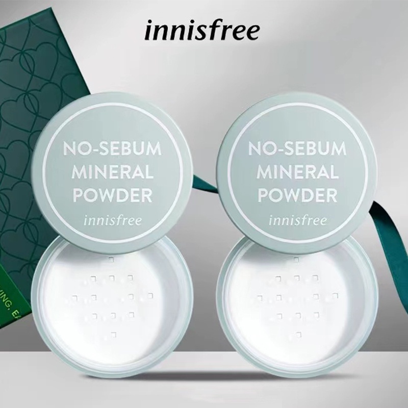Innisfree No Sebum ผงแร่ธาตุ ให้ความชุ่มชื้น สไตล์เกาหลี (5 กรัม)
