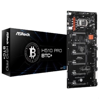 ASRock H510-PRO-BTC+  H510 Pro BTC+, Supports 10th and 11th Intel CPU, 1 x DDR4 DIMM, 6 x PCI Expr...