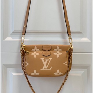 พรี​ ราคา8600 Lv Louis Vuitton M80399 หนังวัวกระเป๋าโซ่ กระเป๋าสะพายไหล่ กระเป๋าสะพาย