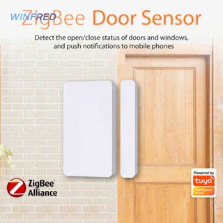 Tuya ZigBee เซนเซอร์เตือนเปิดปิดประตู หน้าต่าง อัจฉริยะ WiFi 2.4GHz [Winfr Thisth]