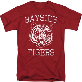 Bayside Tigers Saved By The Bell T-Shirt เสื้อยืดไม่ต้องรีด เสื้อทหาร เสื้อยืดสีพื้น