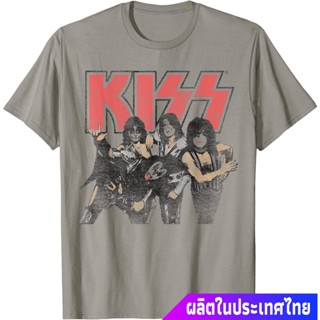 เสื้อผู้ชายเท่ เสื้อยืดสีพื้น เสื้อยืดสีพื้น KISS - Shout It Out Loud Portrait T-Shirt sale kiss Tee