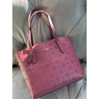 Coach Mini City Tote Rouge CA199