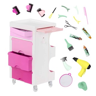 Our Generation OG SALON CART W/ ACCESSORIES BD35158Z